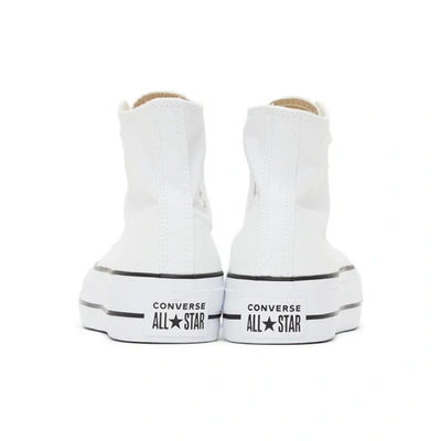 Shop Converse White Chuck Taylor All Star Lift High Sneakers In White/black