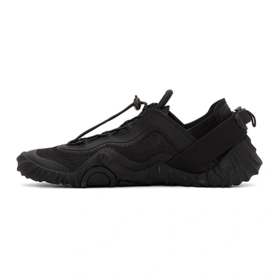 Shop Kenzo Black Wave Sneakers In 99 Black