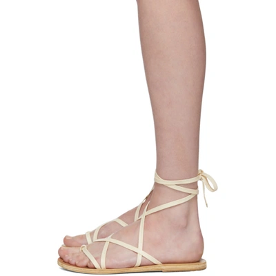 Shop Ancient Greek Sandals Off-white Morfi Sandals In Off White
