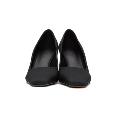 Shop Neous Black Grosgrain Doritis 80 Heels