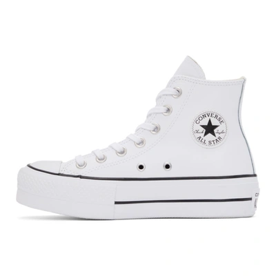 CONVERSE 白色 CHUNK TAYLOR ALL STAR LIFT 高帮运动鞋