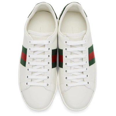 Gucci Women Ace Leather Sneakers In Multi