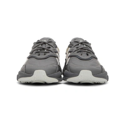 Shop Adidas Originals Grey Ozweego Sneakers