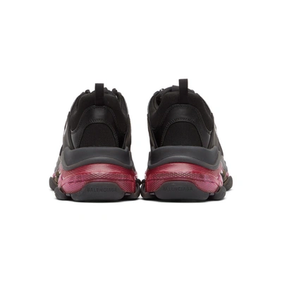 First Balenciaga Triple S Sneakers in Red Black Polyurethane Plastic  ref.853006 - Joli Closet