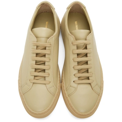 Shop Common Projects Beige Original Achilles Low Sneakers In 3130 Tisana