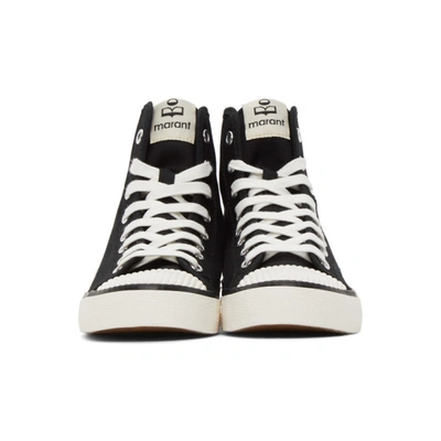 Shop Isabel Marant Black Benkeen Sneakers In 01bk Black