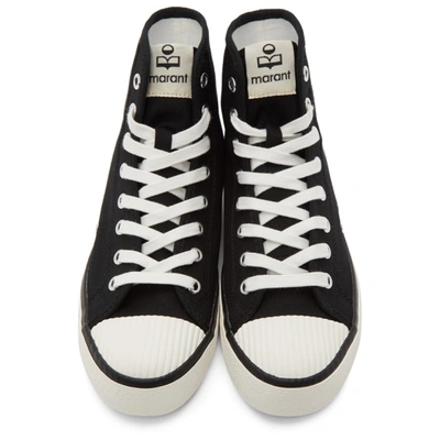 Shop Isabel Marant Black Benkeen Sneakers In 01bk Black