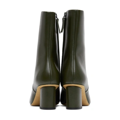 Shop 3.1 Phillip Lim Khaki Tess Ankle Boots In Da302 Dkgre