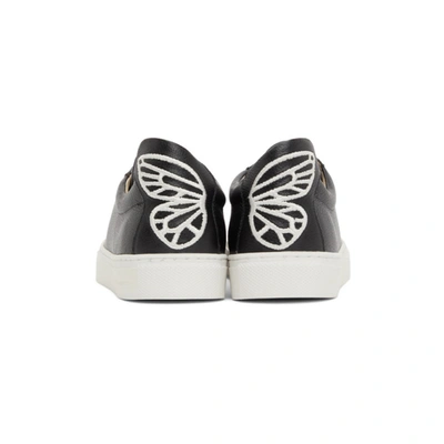 Shop Sophia Webster Black Butterfly Sneakers