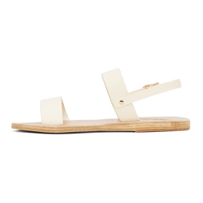 Shop Ancient Greek Sandals Off-white Clio Sandals In Off White