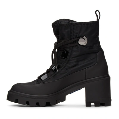 Shop Moncler Black Cheryne Boots In 999 Black