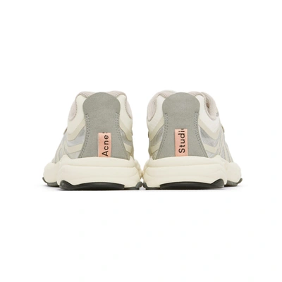 Shop Acne Studios Off-white Trail Sneakers In White Ivory