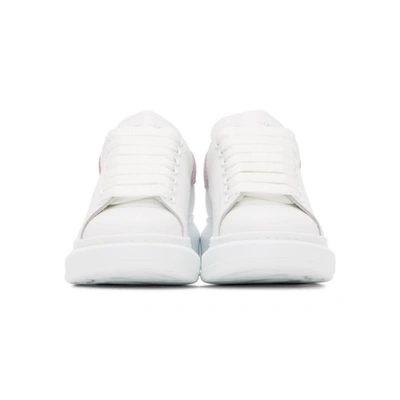 Shop Alexander Mcqueen Ssense Exclusive White & Purple Oversized Sneakers In 9799 Whtlil