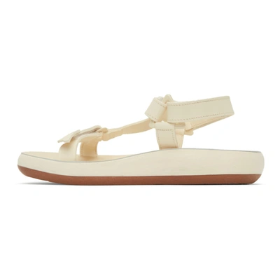 Shop Ancient Greek Sandals Off-white Poria Sandals In Off White