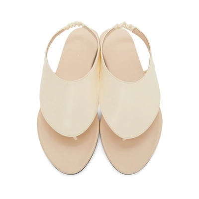 Shop The Row Off-white Ravello Sandals In Ivr Ivory