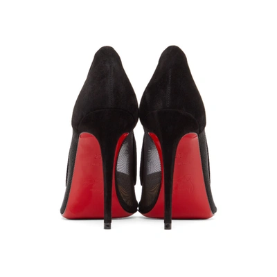 Shop Christian Louboutin Black Galativi 100 Heels In Cm47 Black