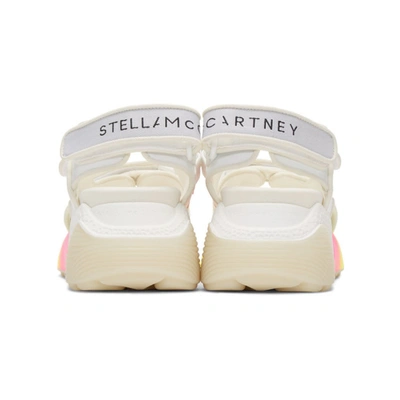 Shop Stella Mccartney White Fitzroy Sandals In K933 White
