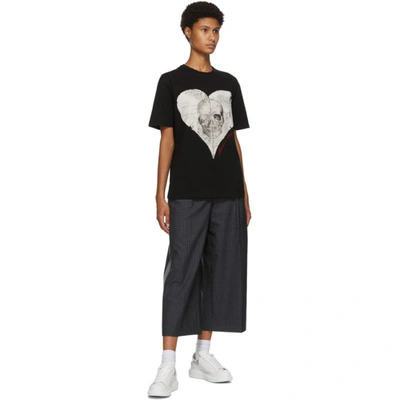 Alexander Mcqueen White Oversize Sneakers With Snake Print On The Heel In Leather Woman In Silver