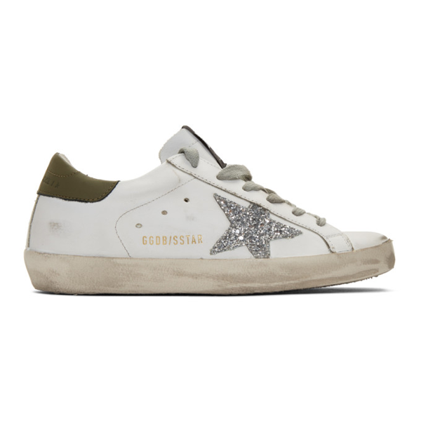 golden goose sneakers silver glitter