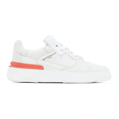 Shop Givenchy Off-white Wing Sneakers In 101 Natural