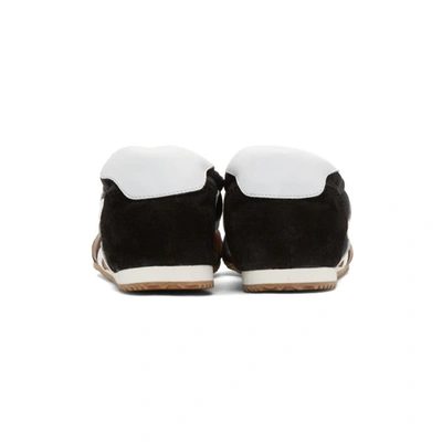 Shop Loewe Black & Brown Ballet Runner Sneakers In 8916 Black