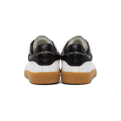 Shop Isabel Marant White Brycy Sneakers In 20wh White