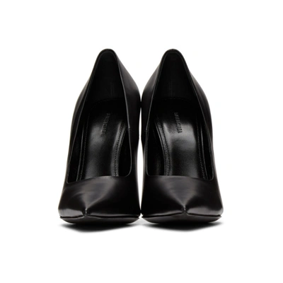 Shop Balenciaga Black Knife Shark Heels In 1000 Black