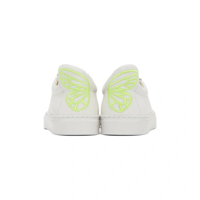 Shop Sophia Webster White Butterfly Sneakers