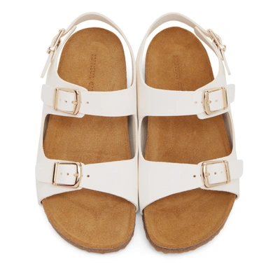 Shop Mansur Gavriel White Cloud Sandals