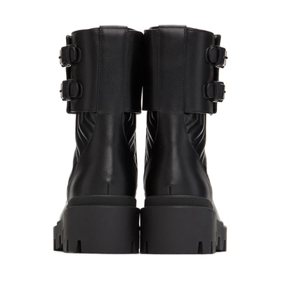 Shop Gucci Black Interlocking G Ankle Boots In 1000 Black/