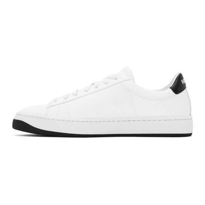 Shop Kenzo White K-logo Kourt Sneakers In 01 White