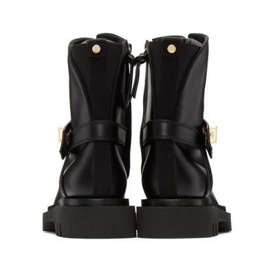 Shop Givenchy Black Eden Ankle Boots In 001 Black
