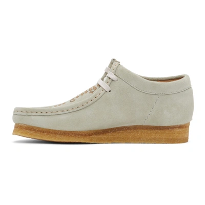 Shop Palm Angels Grey Clark Originals Edition Wallabee Moccasins