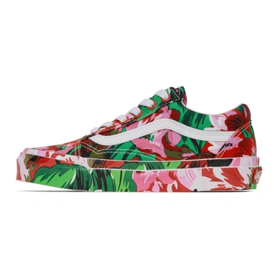 Shop Kenzo Multicolor Vans Edition Og Old Skool Lx Sneakers In Floralred