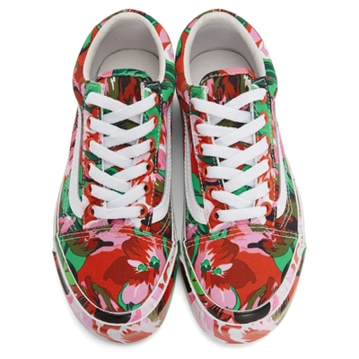 Shop Kenzo Multicolor Vans Edition Og Old Skool Lx Sneakers In Floralred