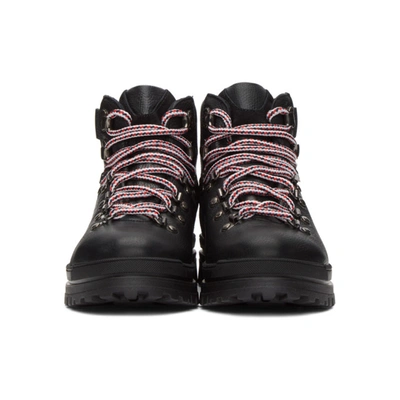 Shop Moncler Black Trekset Ankle Boots In 999 Black