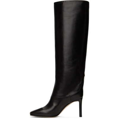 Shop Jimmy Choo Black Mahesa Tall Boots