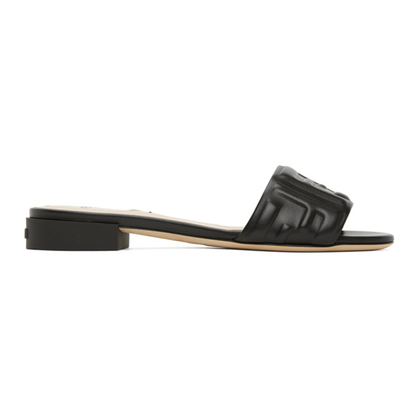 fendi black slides