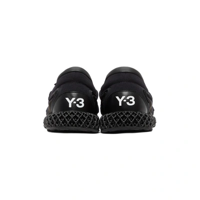 Y-3 黑色 RUNNER 4D 运动鞋