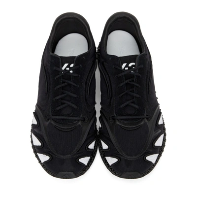 Shop Y-3 Black Runner 4d Sneakers In Black Ftwr