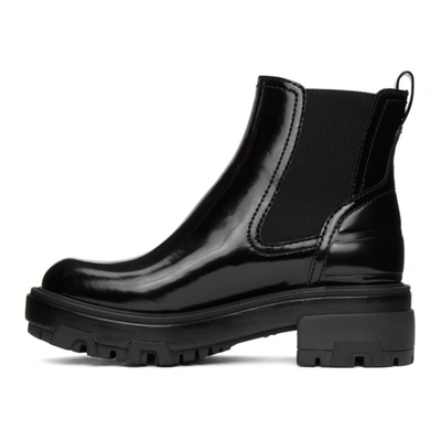 Shop Rag & Bone Black Leather Shaye Boots