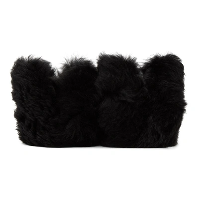 Shop Vetements Black Hug Me Bear Sandals