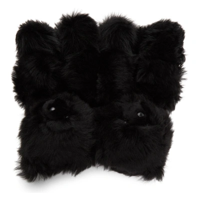 Shop Vetements Black Hug Me Bear Sandals