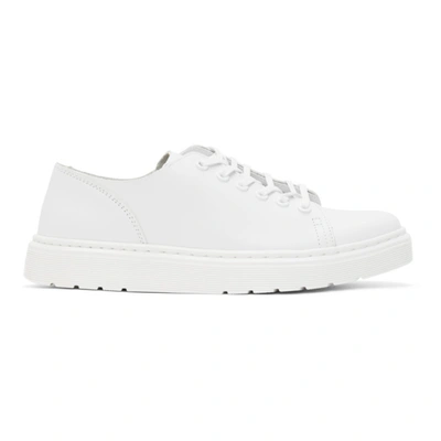 Shop Dr. Martens White Leather Dante Sneakers