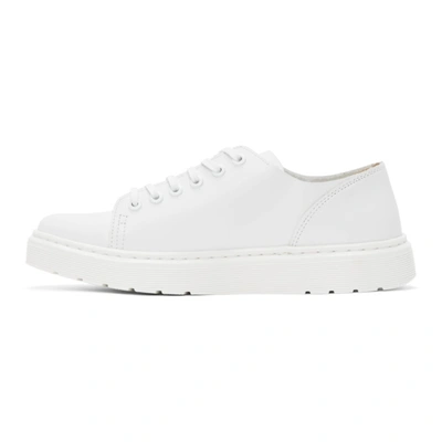 Shop Dr. Martens White Leather Dante Sneakers