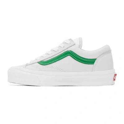VANS 灰白色 AND 绿色 OG STYLE 36 LX 运动鞋