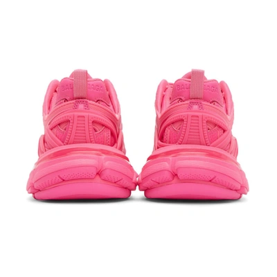 Shop Balenciaga Pink Track.2 Sneakers In 5845 Neonpi