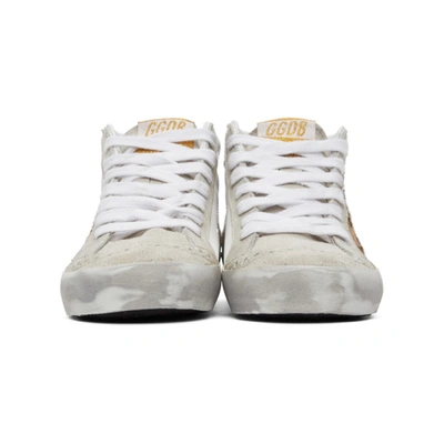 Shop Golden Goose Ssense Exclusive White & Grey Mid Star Sneakers