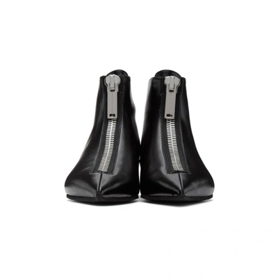 Shop Stella Mccartney Black Zipit Ankle Boots In 1000 Black