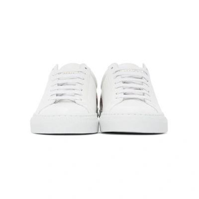 Shop Givenchy White & Purple Logo Urban Knots Sneakers In 599 Wh/lila